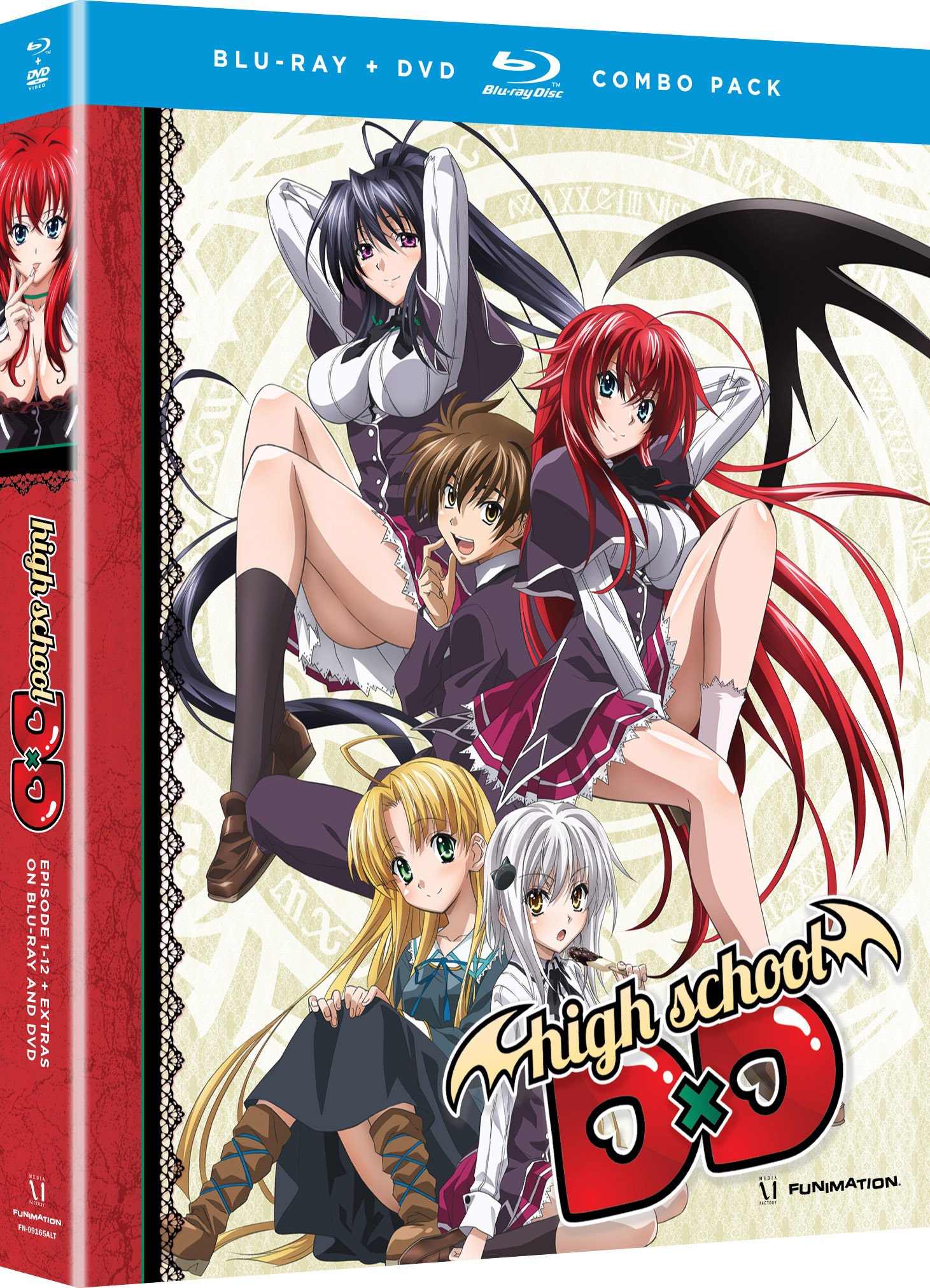 High School DxD Complete Series Blu-ray Set - Anime Collection for Fans, Action-Packed Fantasy Adventure, Perfect for Home Viewing & Gift Giving