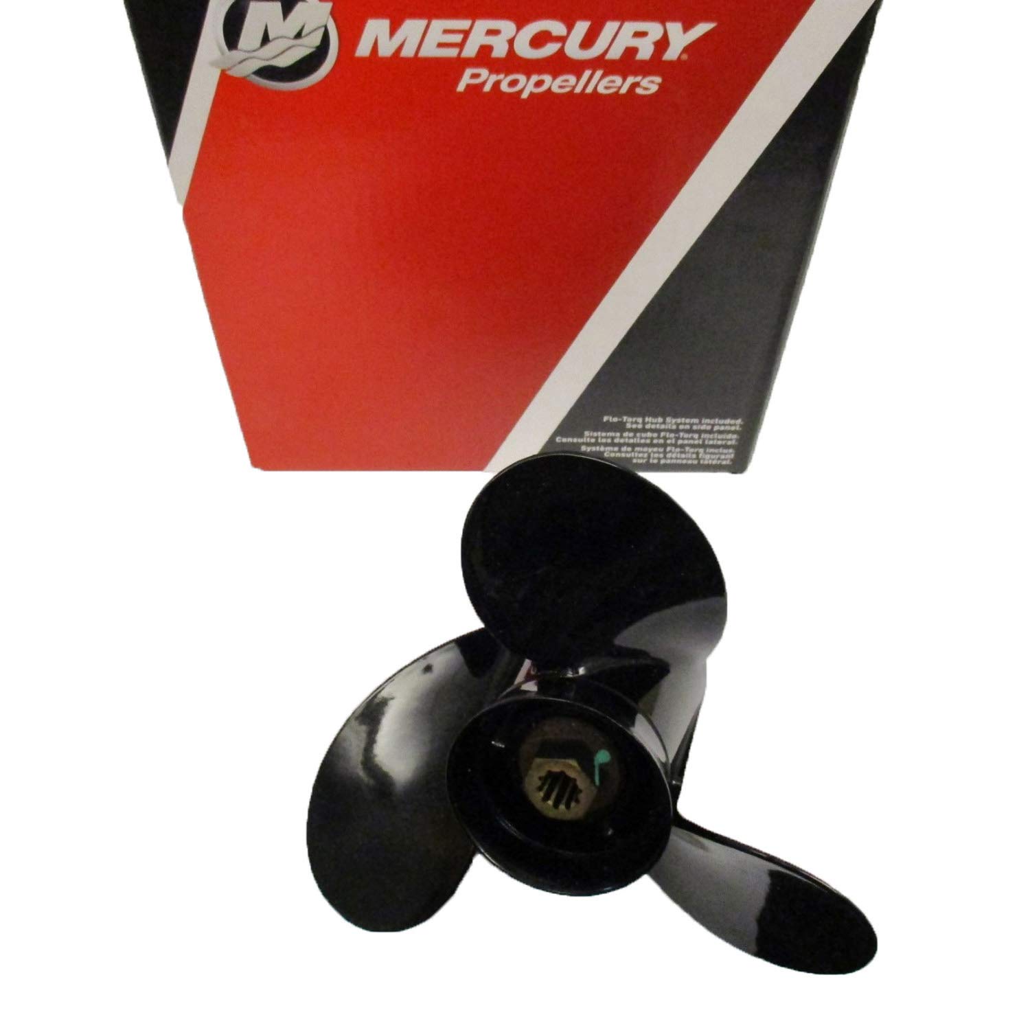 Mercury Propeller Without Hub - Aluminum 3 Blade 10.38 x 13 RH for Outboard Motors | Perfect for Boating, Fishing & Water Sports