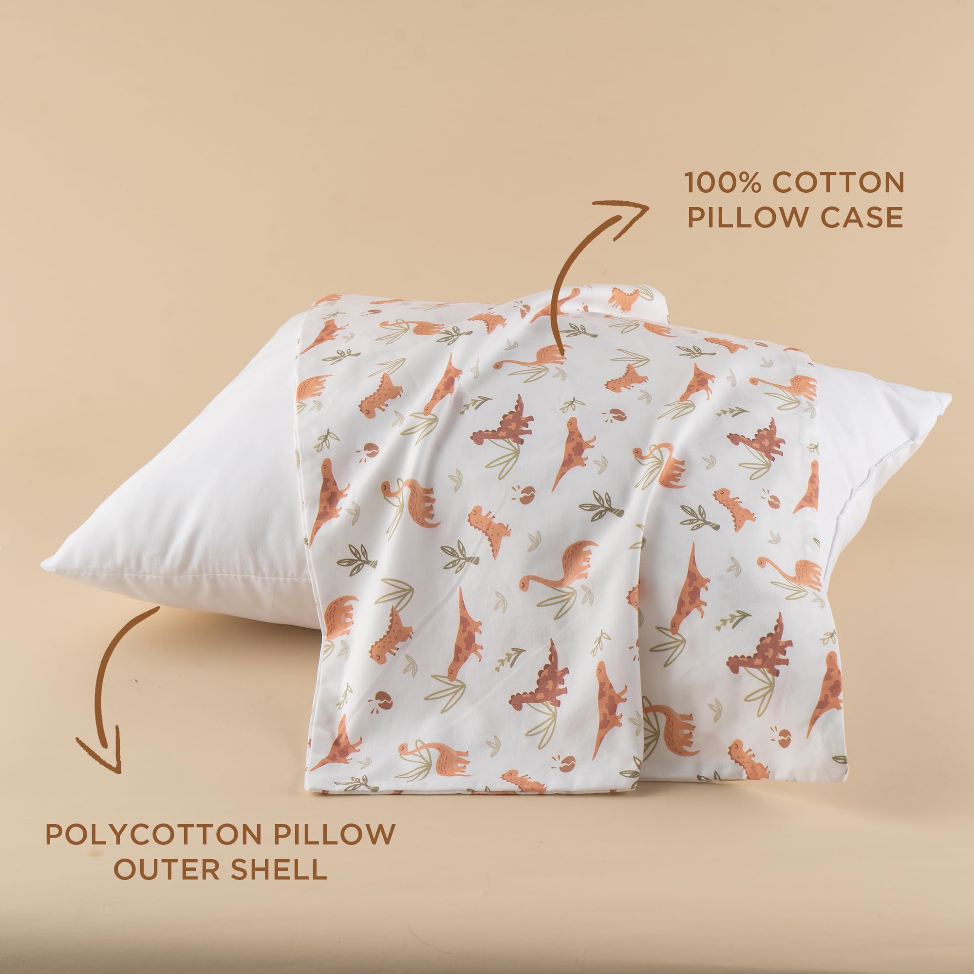 Soft Cotton Toddler Pillow 13x18