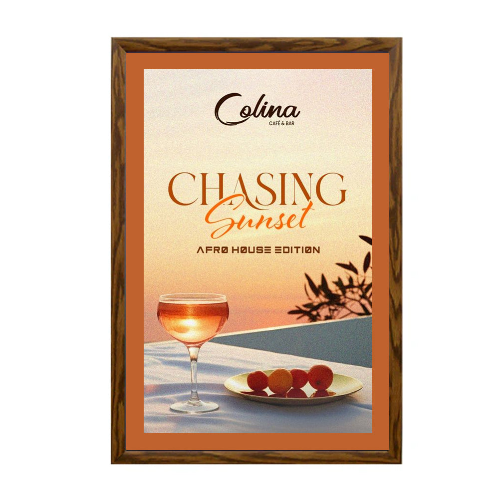 Premium 12x24 Designer Wood Snap Frames for Posters - 3 Wide Matboard Display - Perfect for Art Galleries, Home Decor & Office Presentations
