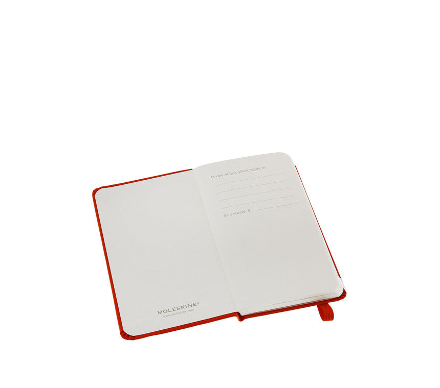 Premium Moleskine Colored Plain Notebook - Extra Small Hard Cover Journal for Writing, Sketching & Note Taking - Perfect for Travel, School & Office Use