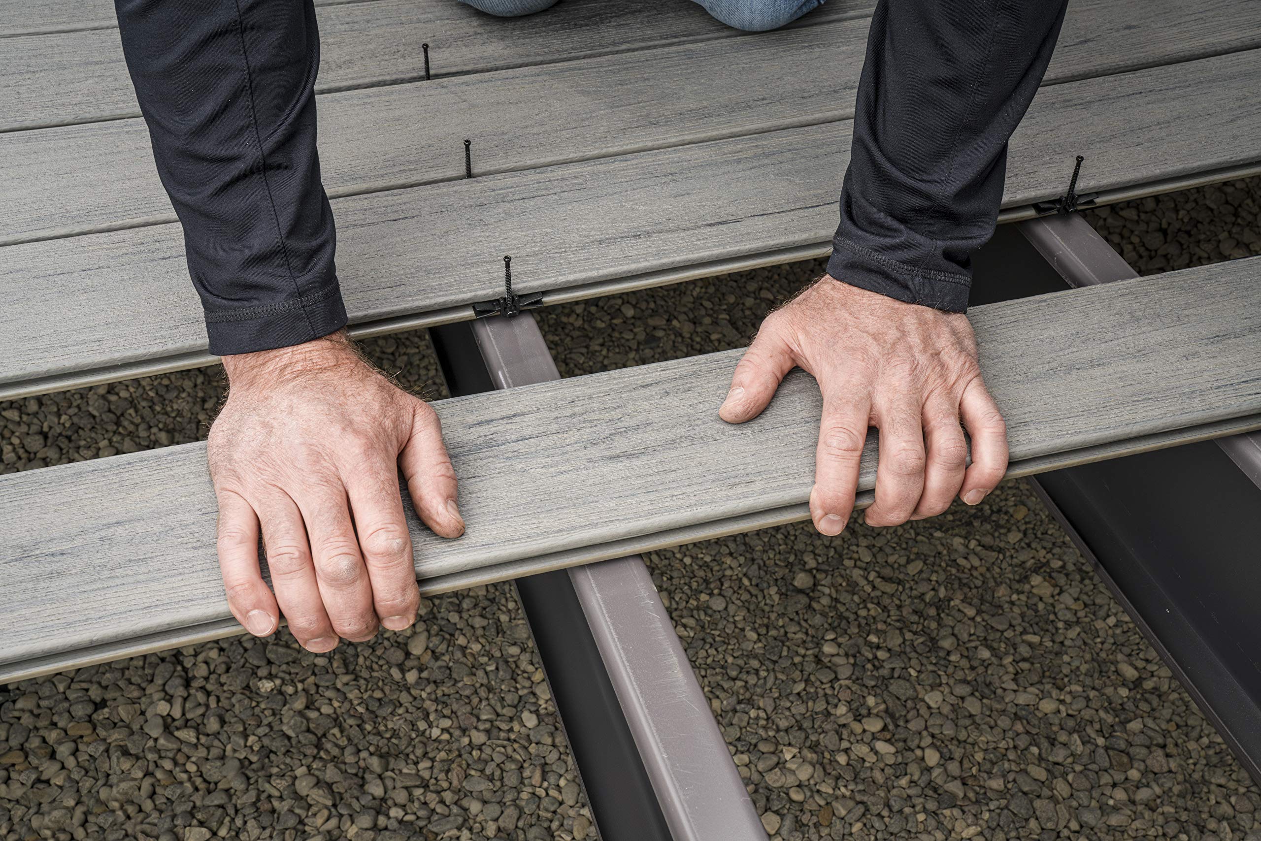 CAMO EDGEXMETAL Hidden Deck Fasteners (90 ct) - Invisible Deck Screws for Secure & Seamless Decking Installation | Perfect for Wood Decks, Fences & Outdoor Projects