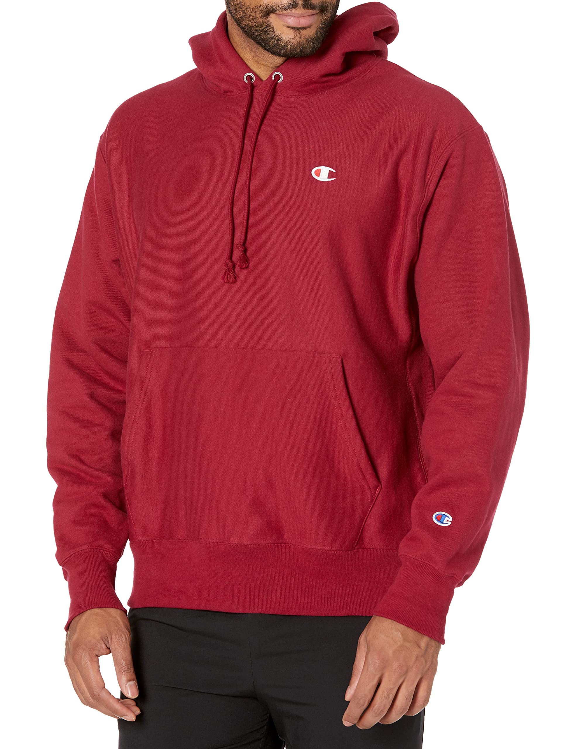 Champion Men's Reverse Weave Pullover Hoodie - Premium Comfort Graphic Hooded Sweatshirt for Casual Wear, Gym & Outdoor Activities