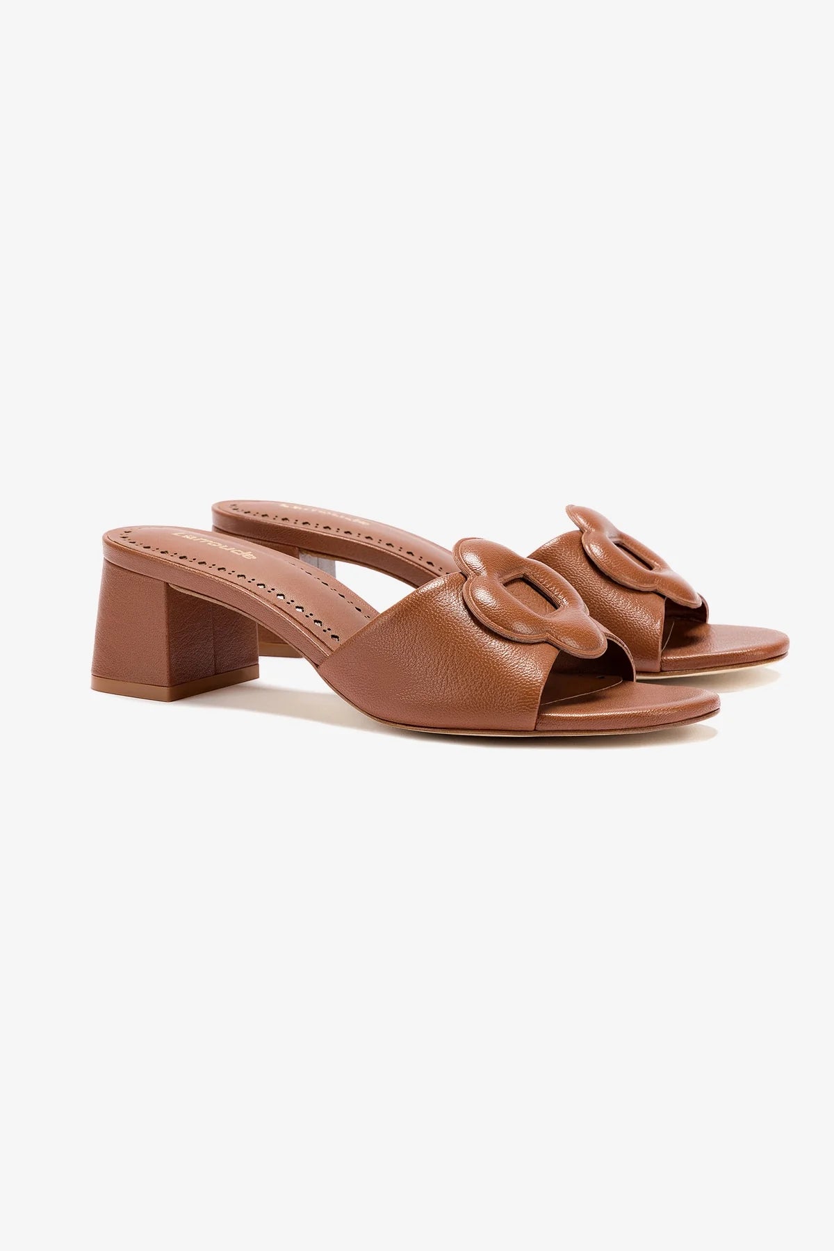 Flora Mule Women's Slip-On Shoes in Caramel Leather - Comfortable & Stylish Loafers for Casual Wear, Office, and Everyday Outfits