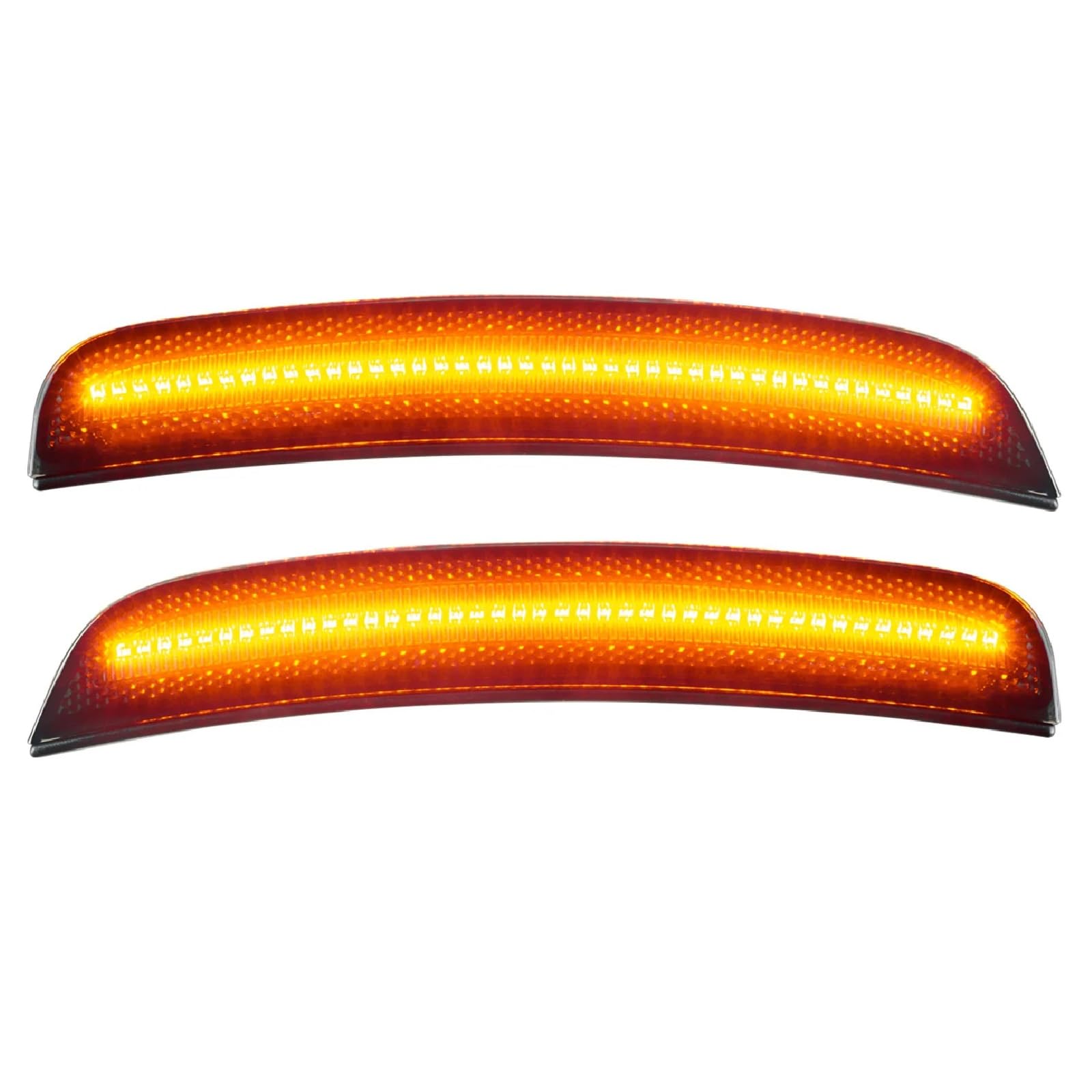 ORACLE Lighting 9880-019 Clear Lens Front & Rear SMD Sidemarkers for 2015-2020 Dodge Charger Concept - High Power 2835 Bridgelux LEDs with Laser-Like Appearance - Perfect for Car Customization & Nighttime Visibility