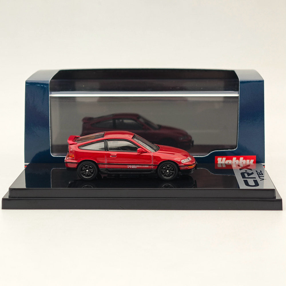 1/64 Scale Honda CR-X SiR (EF8) JDM Style Red Pearl Diecast Model Car - Collectible Miniature Vehicle for Display, Gifts, and Car Enthusiasts