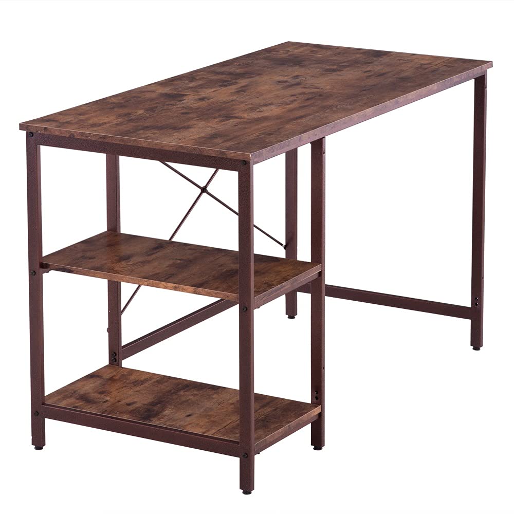 Industrial Style 3-Tier Computer Desk 47