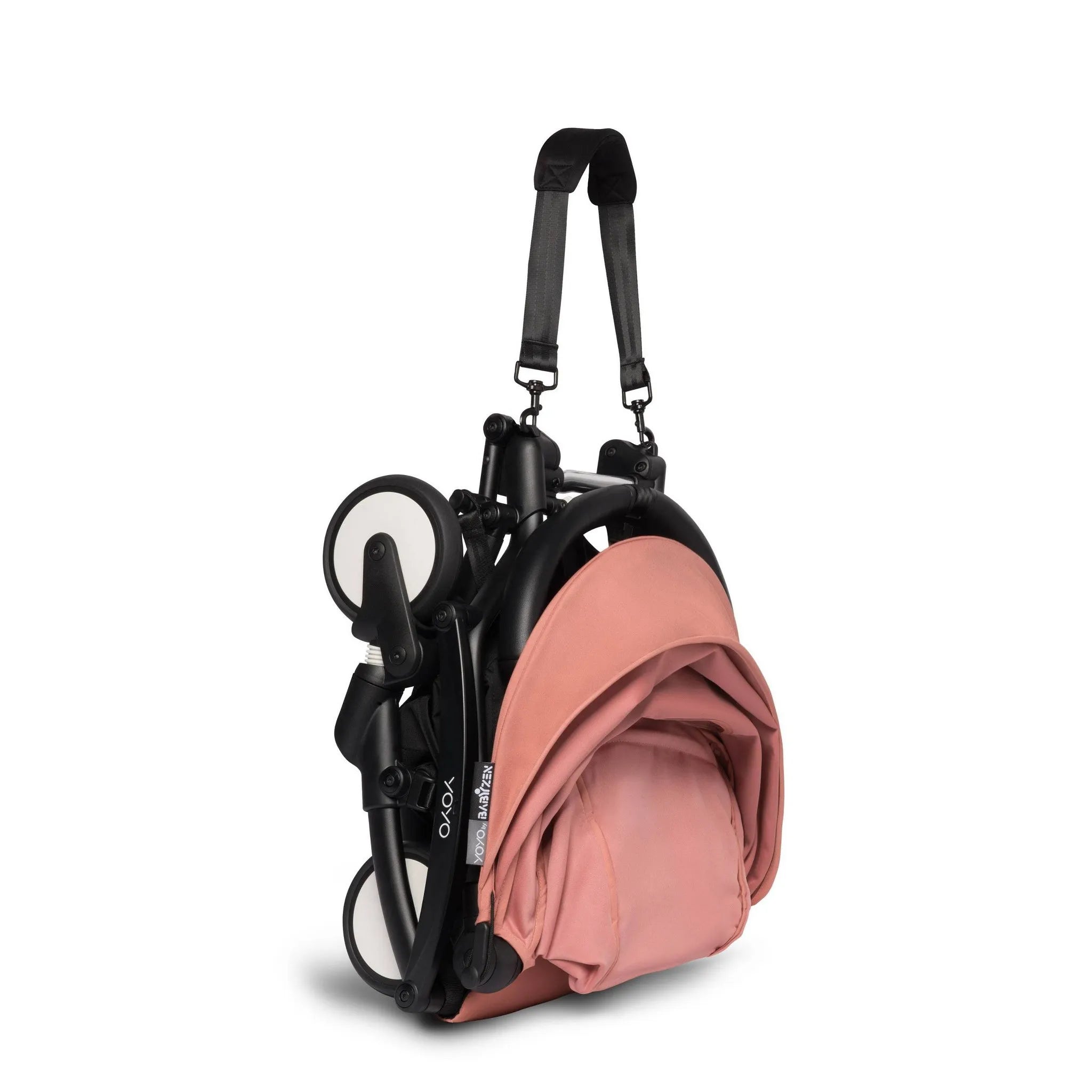 Stokke BABYZEN YOYO2 Lightweight Travel Stroller - Compact Foldable Baby Stroller with Canopy, Black Ginger | Perfect for Air Travel, City Walks & Everyday Use
