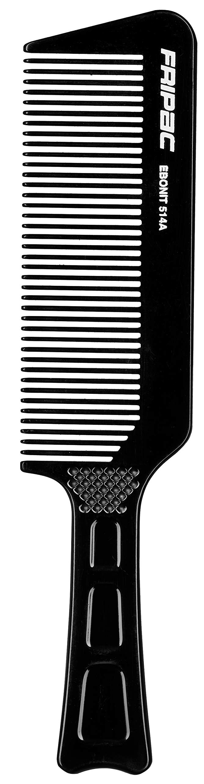 Fripac 514A Professional Hair Clipper Comb - 22cm Anti-Static Natural Rubber Comb for Scissors & Trimmers - Perfect for Long Beard & Hair Styling (30g) | Salon & Home Barber Use