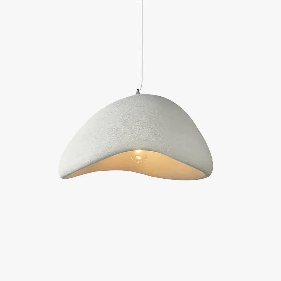Modern LED Pendant Light in Stone Shape - Sleek Hanging Fixture for Kitchen Island, Dining Room & Living Room Decor