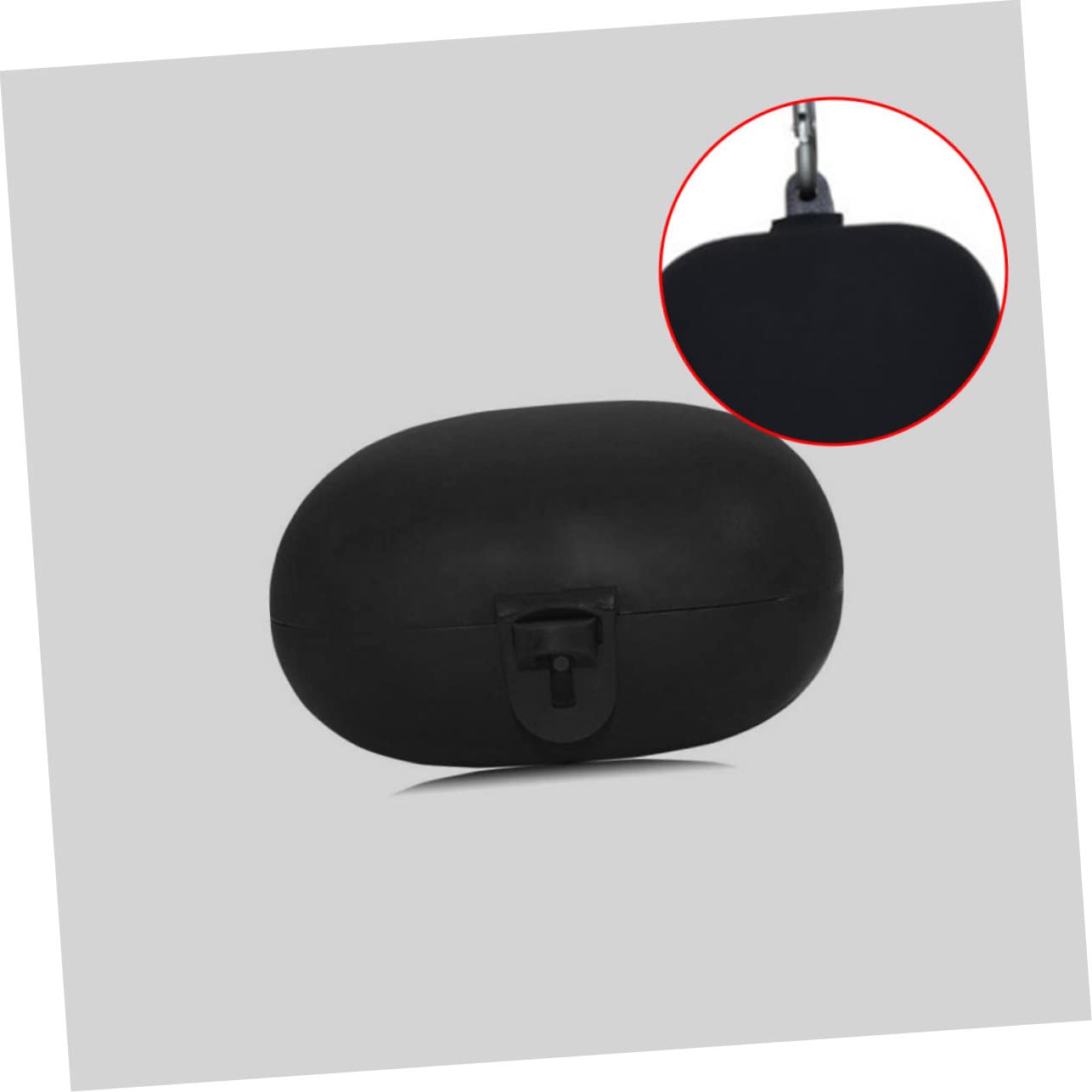 OSALADI 3-Pack Metal Buckle Headphone Case for AirPods Pro - Shockproof & Scratch-Resistant Silicone Storage Box - Perfect for Travel, Gym, and Daily Protection