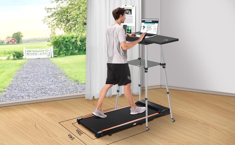 Adjustable Height Portable Standing Laptop Desk (19-49