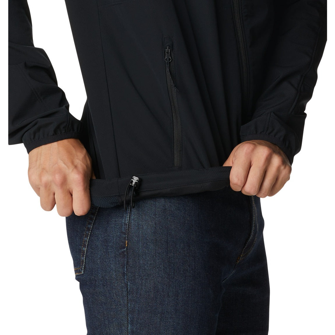 Columbia Men's Tall Heights™ Hooded Softshell Jacket - Water-Resistant & Windproof Outdoor Jacket for Hiking, Camping & Winter Activities