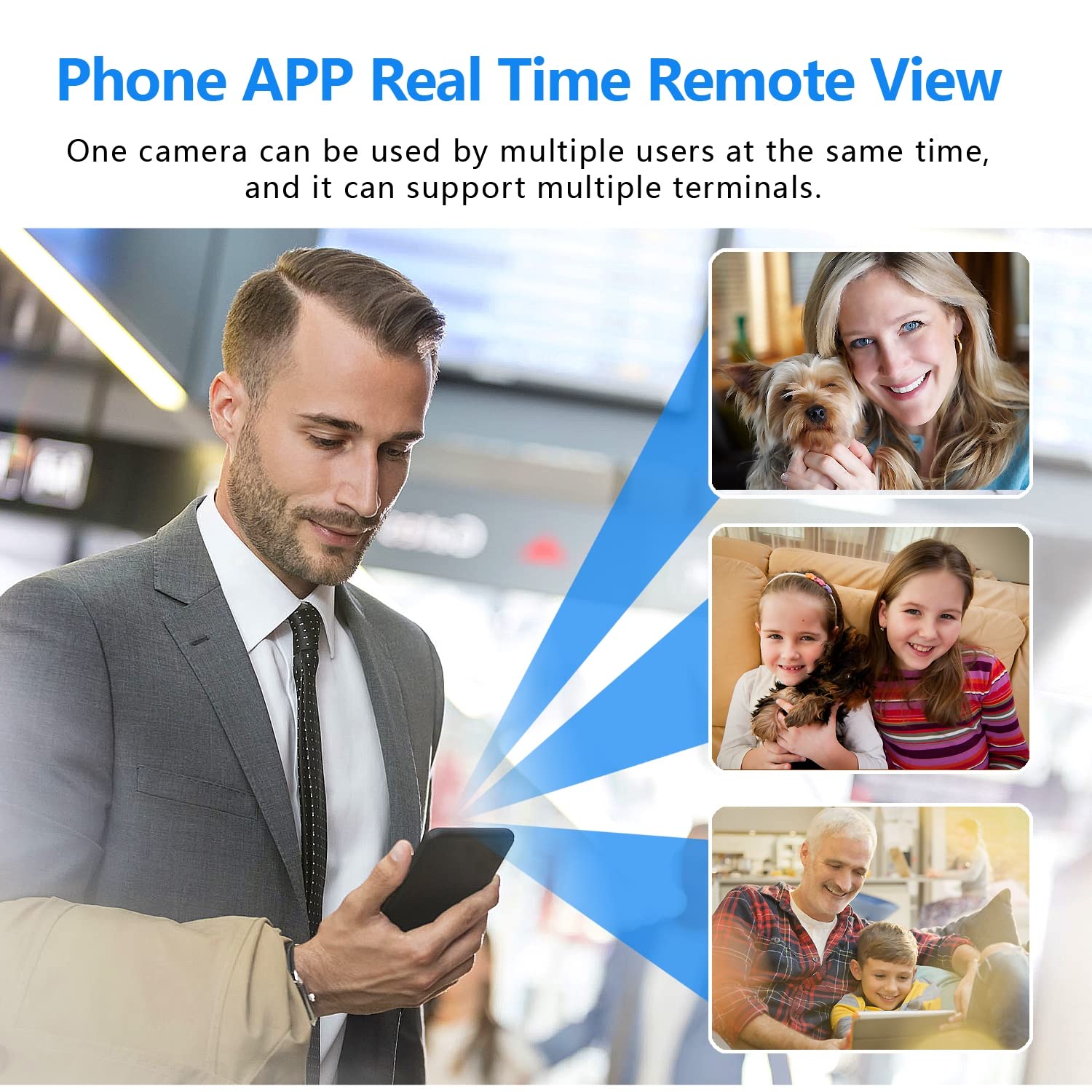 Smallest Wireless WiFi Battery Camera - HD 1080P Security Camera with Night Vision & Motion Detection | Portable Video Surveillance for Home/Baby Monitoring | Cloud Storage & Remote Viewing via iOS/Android App | Indoor/Outdoor Security Solution
