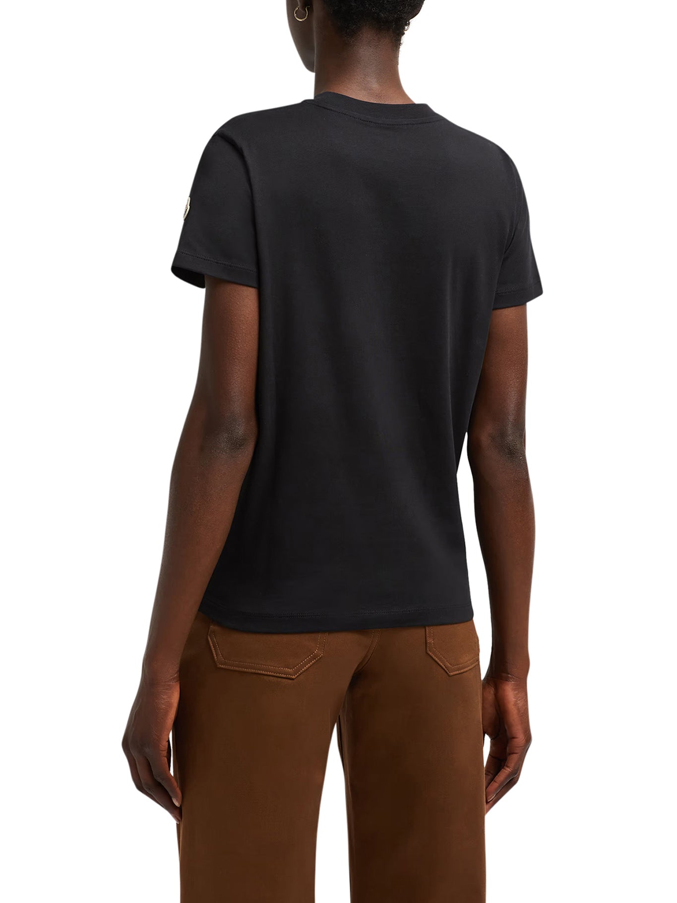 Embroidered Tonal Logo Cotton T-Shirt for Men & Women - Comfortable Casual Wear for Everyday Outfits & Street Style