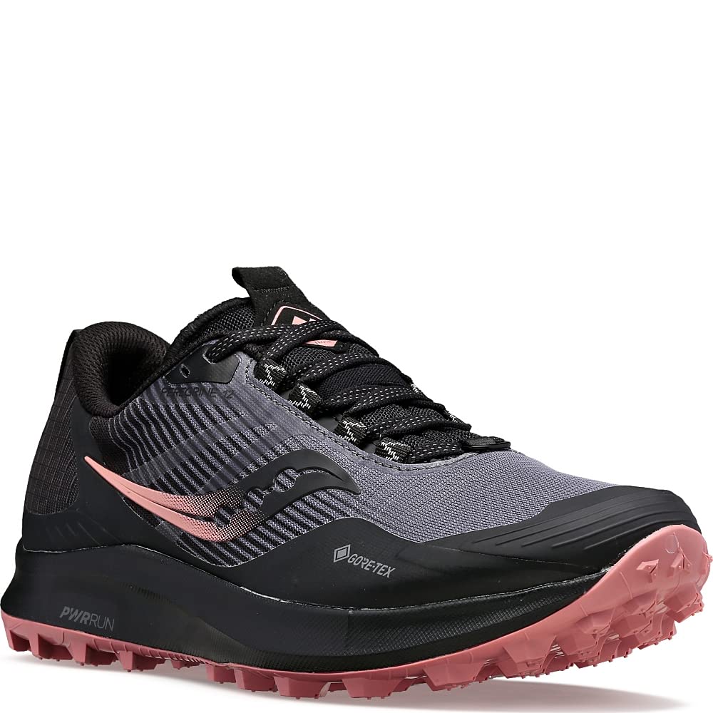 Saucony Women's Peregrine 12 Gore-Tex Trail Running Shoes - Waterproof Hiking & Outdoor Adventure Footwear for Women
