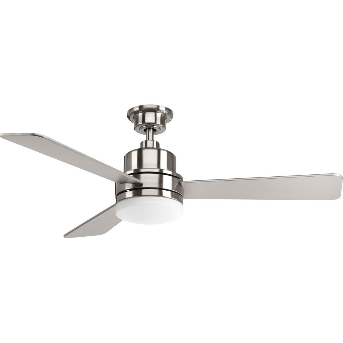 Progress Lighting P2556-0930K Trevina II Ceiling Fan with Light Kit - 52 Inch Brushed Nickel Finish, 15.75