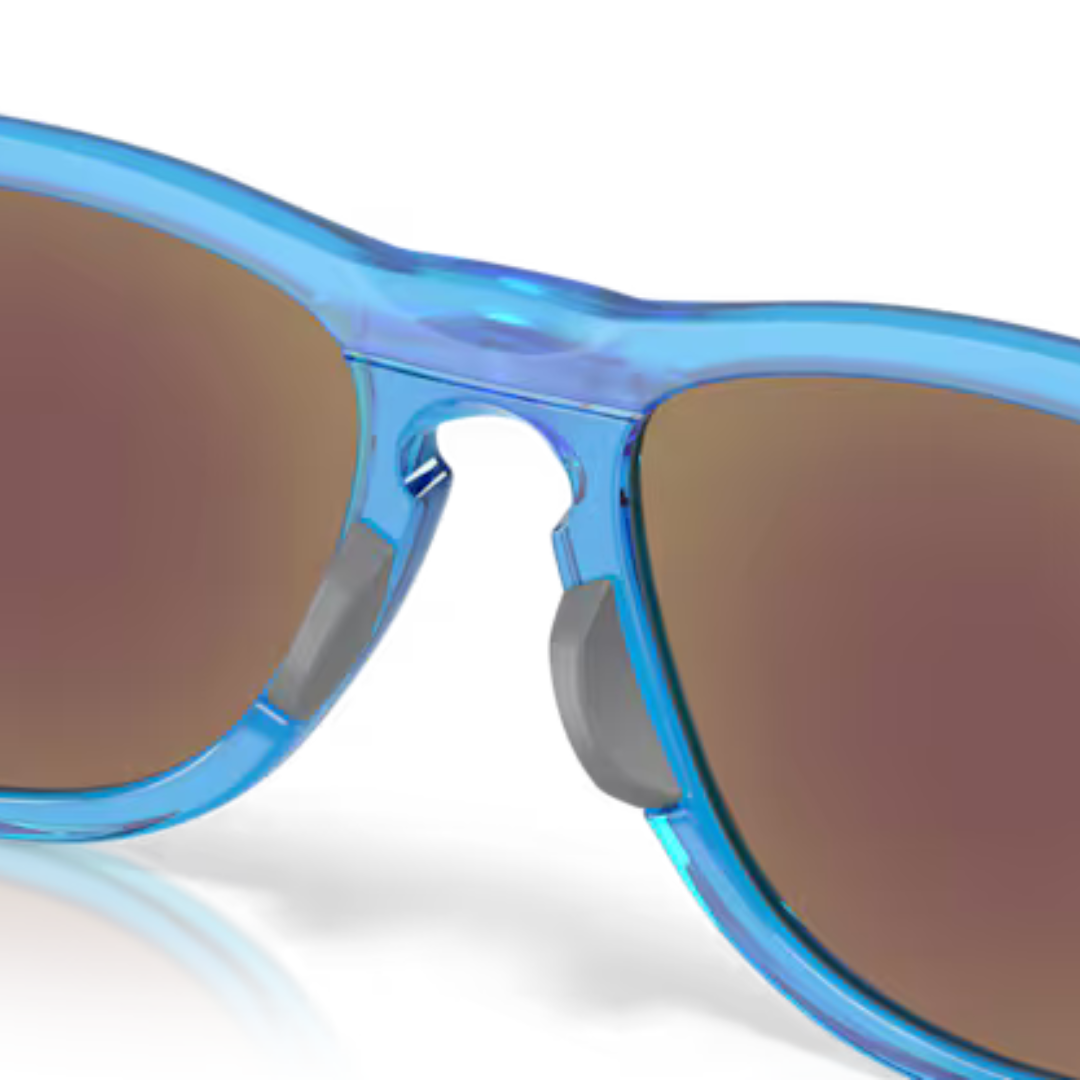 Oakley Frogskins Hybrid Sunglasses - Primary Blue/Cool Grey/Prizm Sapphire Lens (0OO9289 928903) - UV Protection, Lightweight & Stylish for Outdoor Sports, Driving & Everyday Wear