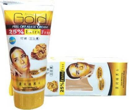 Red Balloons Gold Whitening Anti-Blackhead Peel Off Mask Cream – Deep Cleansing, Pore Minimizing (100g) | Best for Acne-Prone Skin & Blackhead Removal at Home
