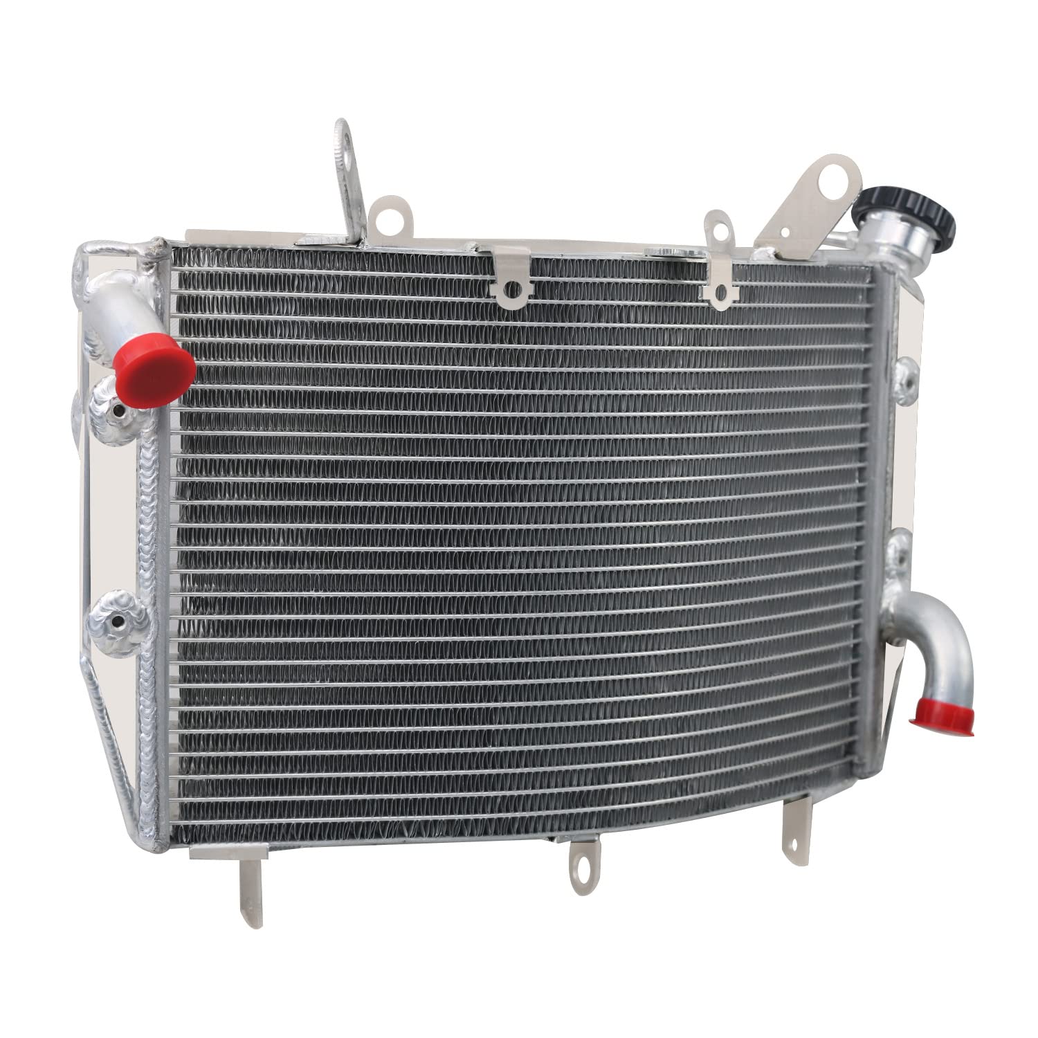 High Performance Aluminum Radiator for 2006-2011 Yamaha YZF-R6 (YZFR6) - Direct Fit Replacement for 06-11 R6 Models - Enhanced Cooling for Street & Track Racing
