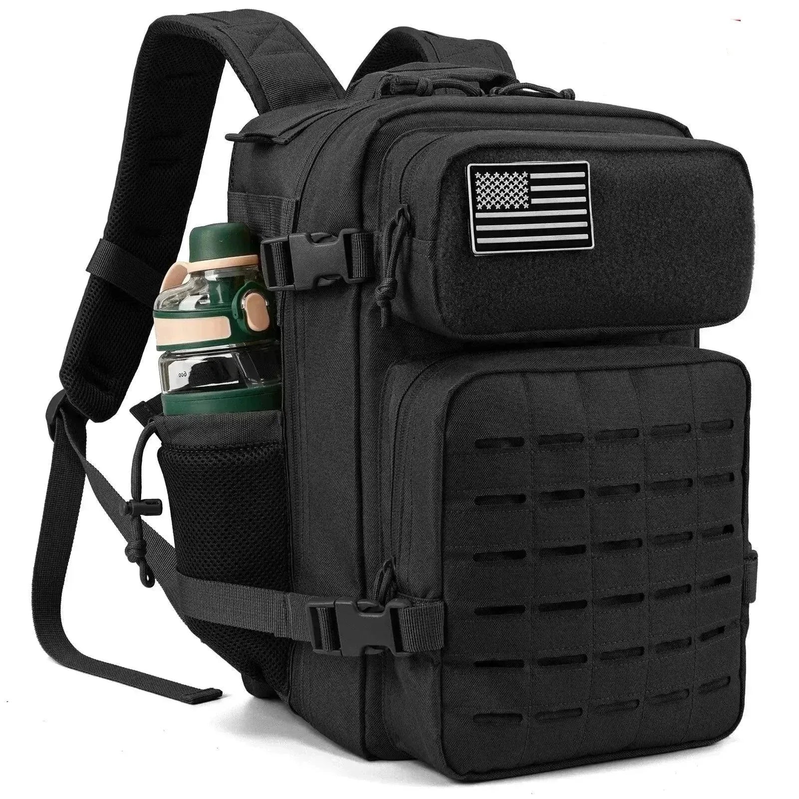 25L Tactical Backpack for Hiking, Camping & Outdoor Adventures - Waterproof Durable Rucksack for Men & Women - Perfect for Travel, Military Use & Daily Commute