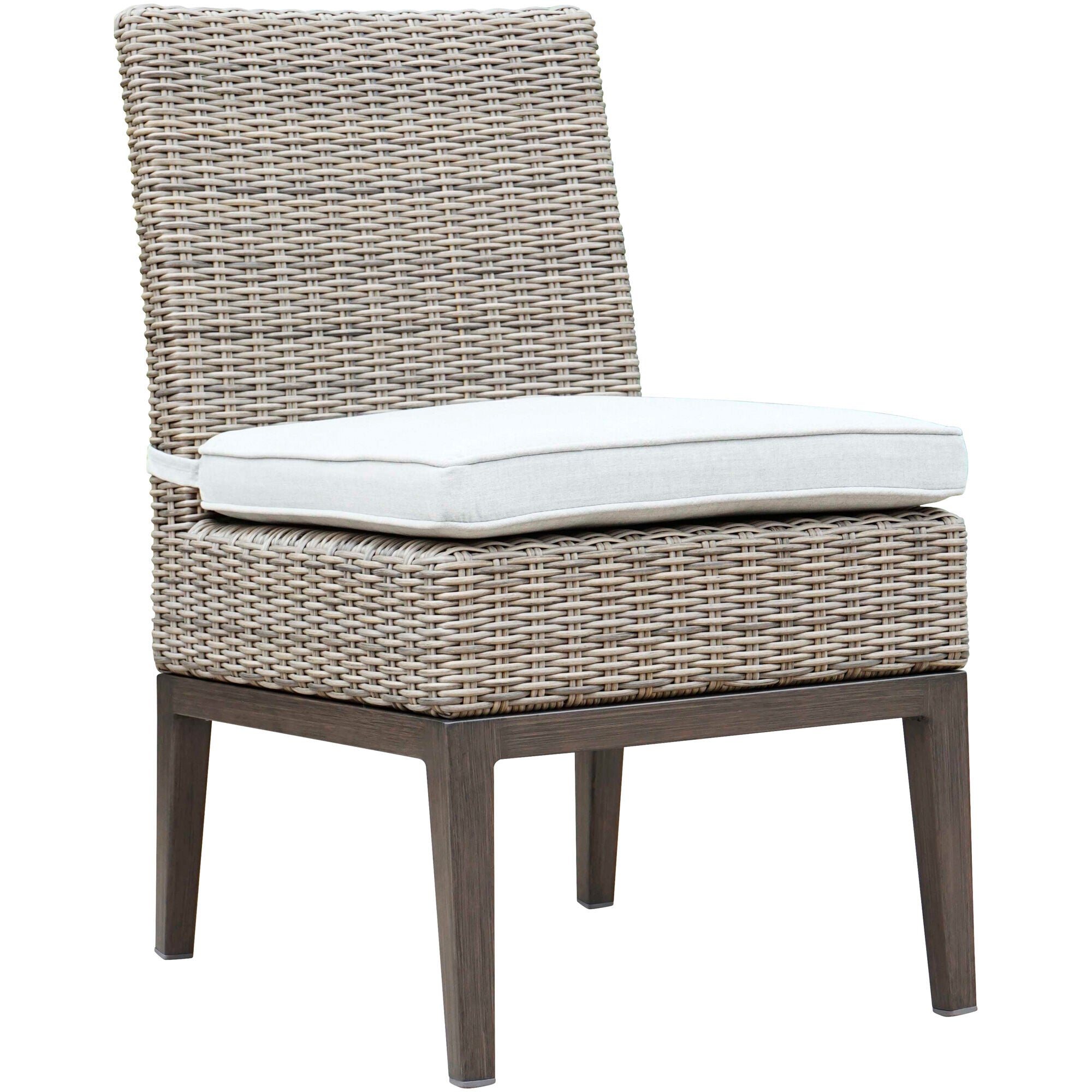 Marina Side Chair - Modern Dining Chair with Wooden Legs & Upholstered Seat - Perfect for Kitchen, Dining Room, and Office Use