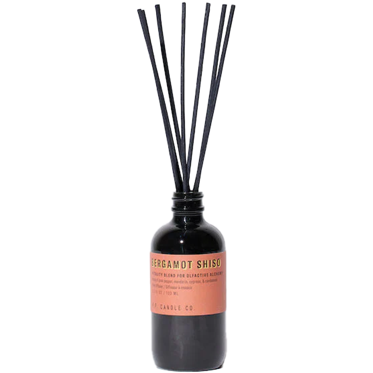 Alchemy Bergamot Shiso Reed Diffuser - Premium Home Fragrance Oil Diffuser for Living Room, Bedroom & Office - Long Lasting Aromatherapy Essential Oil Set with Natural Rattan Reeds