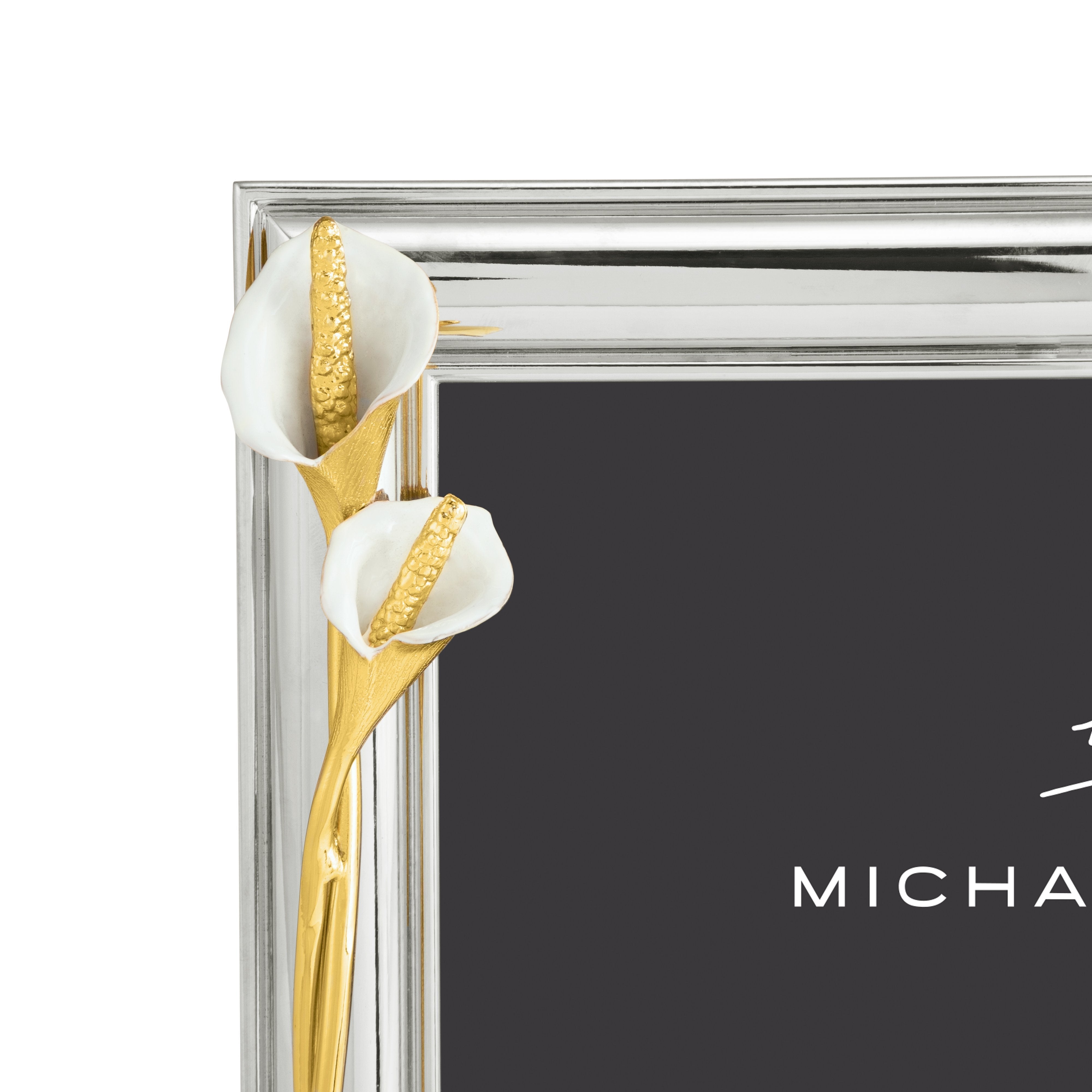 Elegant Calla Lily Picture Frame - Perfect for Wedding, Anniversary & Home Decor - Wall Mount or Tabletop Display