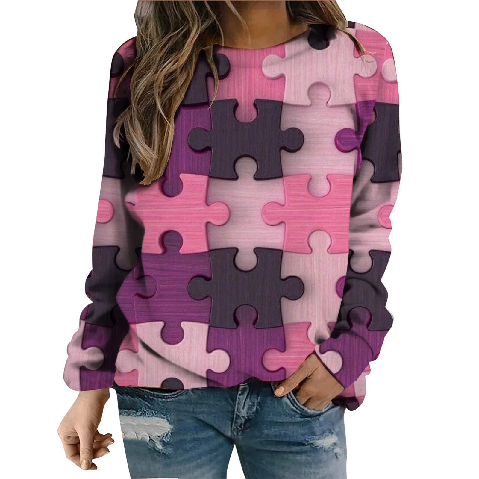 Trendy Graphic Hoodies for Teen Girls - Women's Casual Print Pullover Sweatshirt with Round Neck | Perfect for School, Streetwear & Everyday Fashion