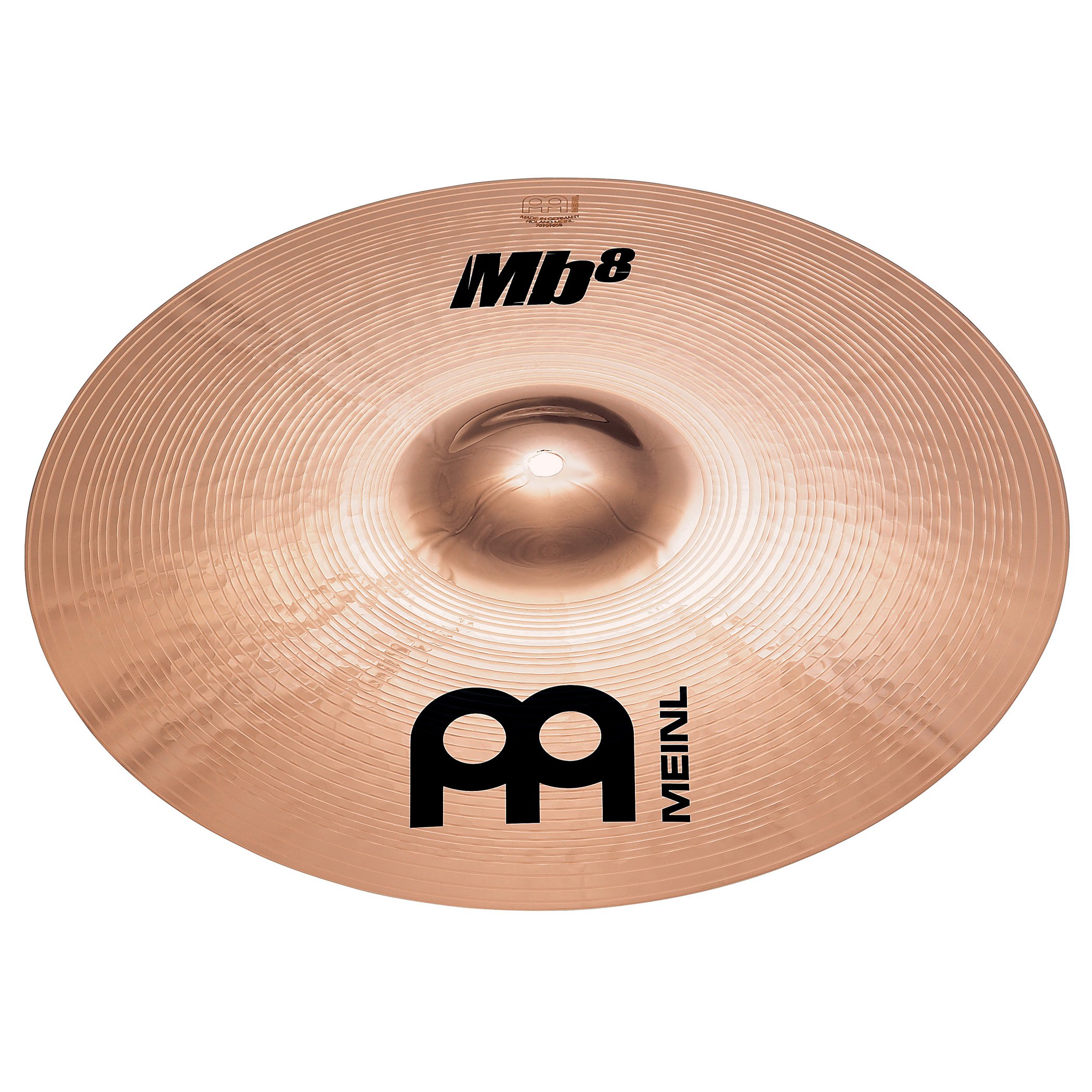 Meinl MB8-16HC-B 16-Inch Brilliant Finish Heavy Crash Cymbal - Professional Drum Accessory for Rock & Metal Bands | Perfect for Live Performances & Studio Recording