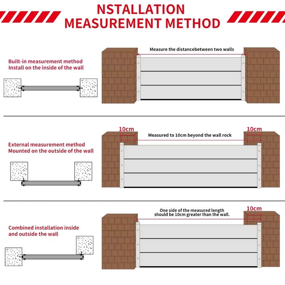 130x20/40/60/80cm Water Barrier for Flood Protection - Heavy Duty Water Stopper Guard, Flood Baffle Panel Shield for Front Door, Wall & Garage - Perfect for Storm, Hurricane & Heavy Rain Protection (HXQSL)