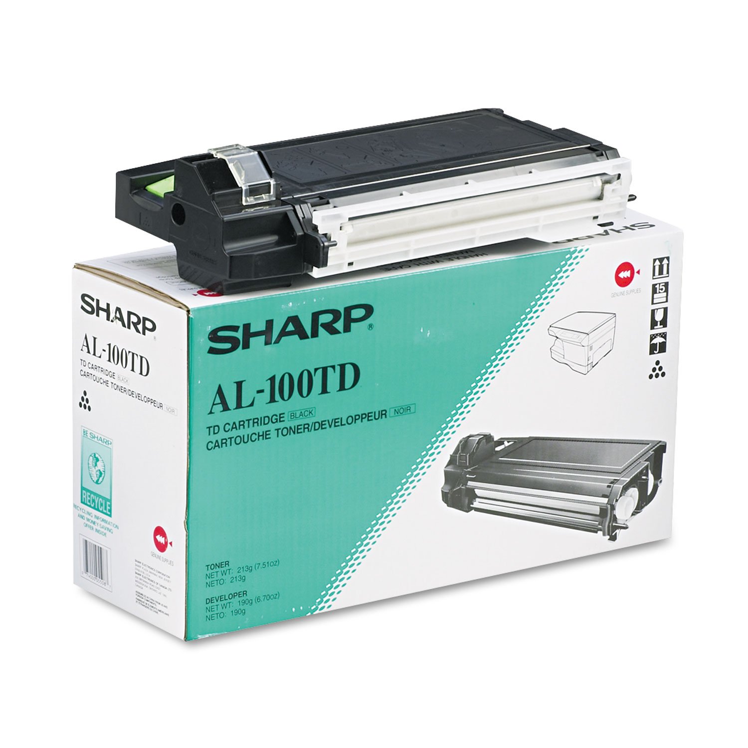 Sharp AL-100TD High-Yield Toner Cartridge for AL1041/AL1250 Copiers & Printers | Compatible Replacement | Office & Home Printing Solutions