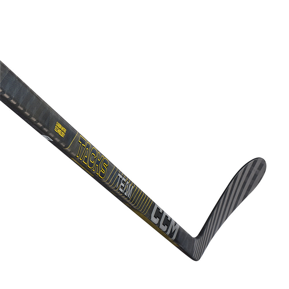 CCM Tacks Team 2022 Intermediate Ice Hockey Stick - Lightweight Carbon Composite Shaft for Youth & Adult Players - Perfect for Practice, Training & Competitive Games