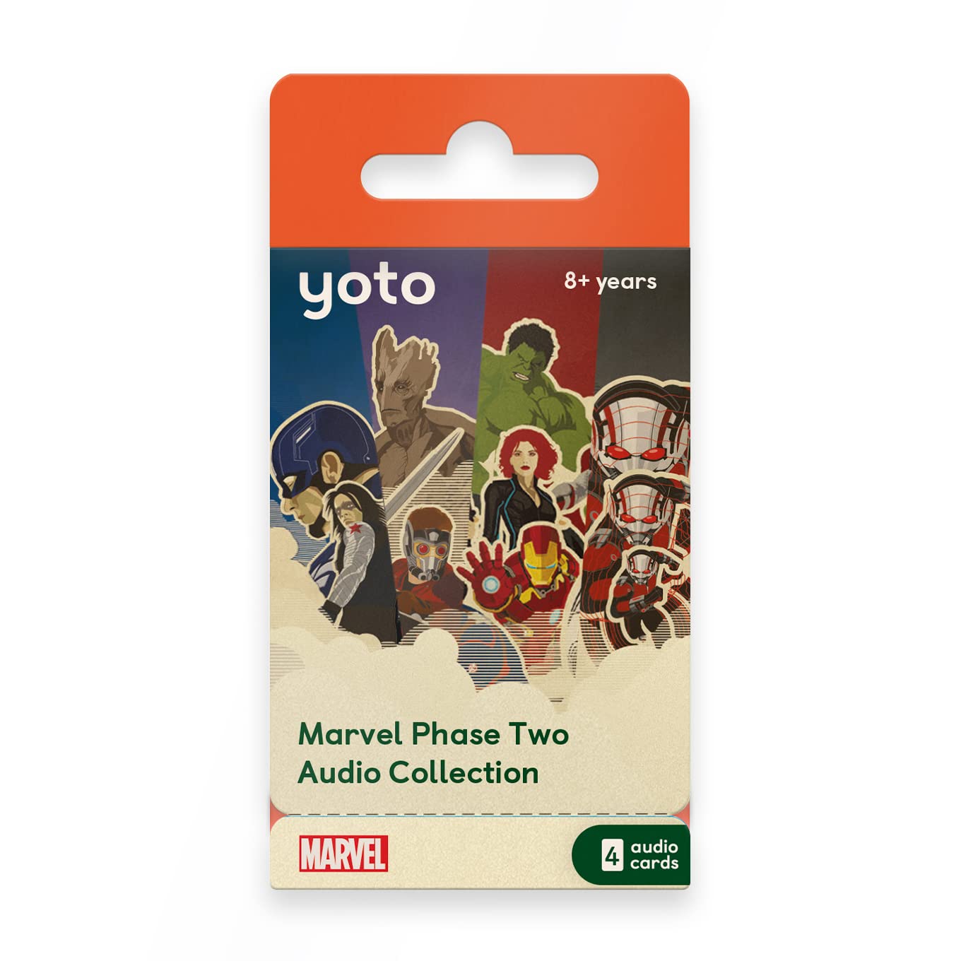 **Yoto Disney Marvel Phase 2 Audio Story Cards for Kids – Children's Audiobooks Compatible with Yoto Player & App – Educational Gift for Boys & Girls Ages 8-12 – Perfect for Bedtime, Travel & Learning Fun**