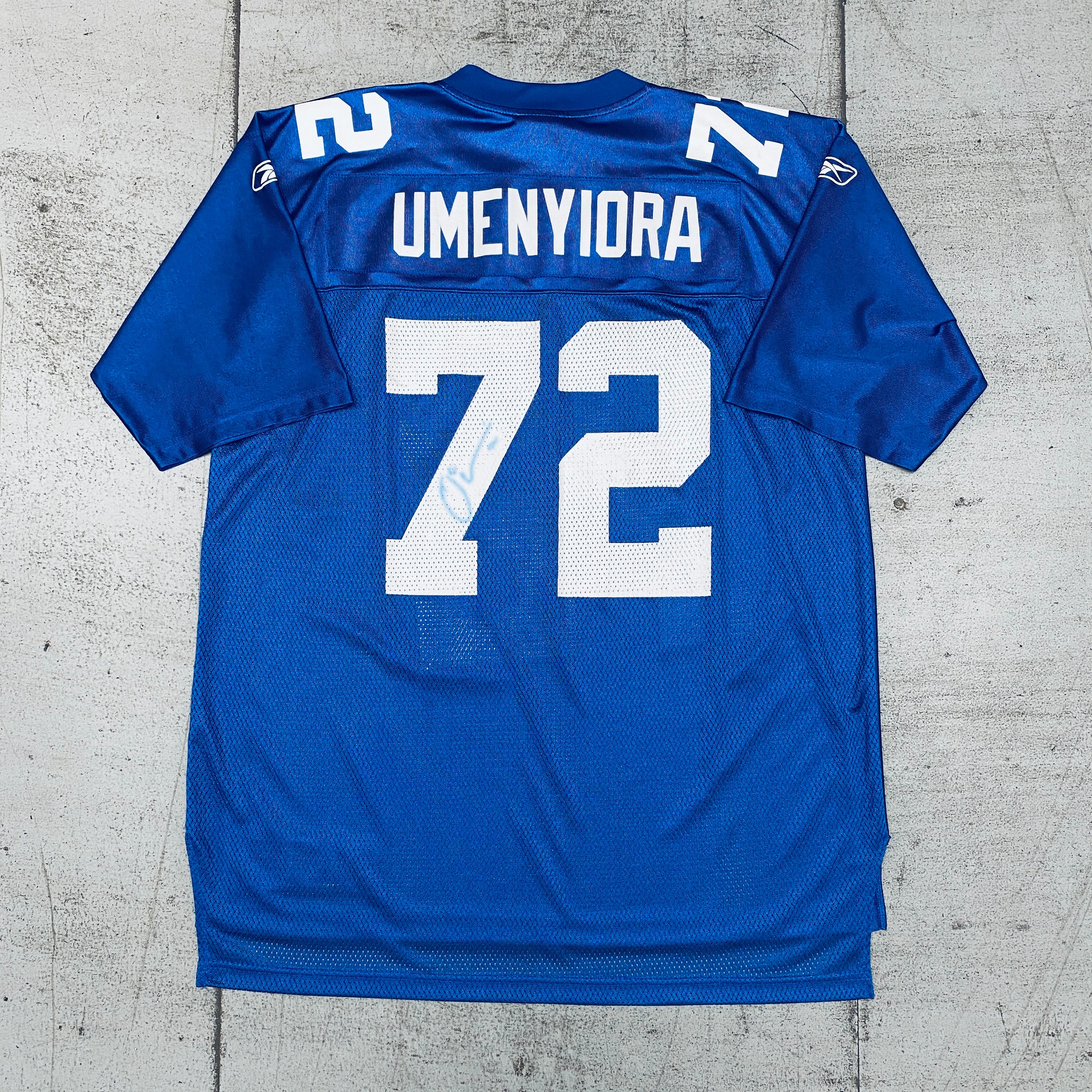 Authentic New York Giants Osi Umenyiora 2007/08 Signed Jersey (XL) - BNWT - Perfect for NFL Memorabilia Collectors & Giants Fans