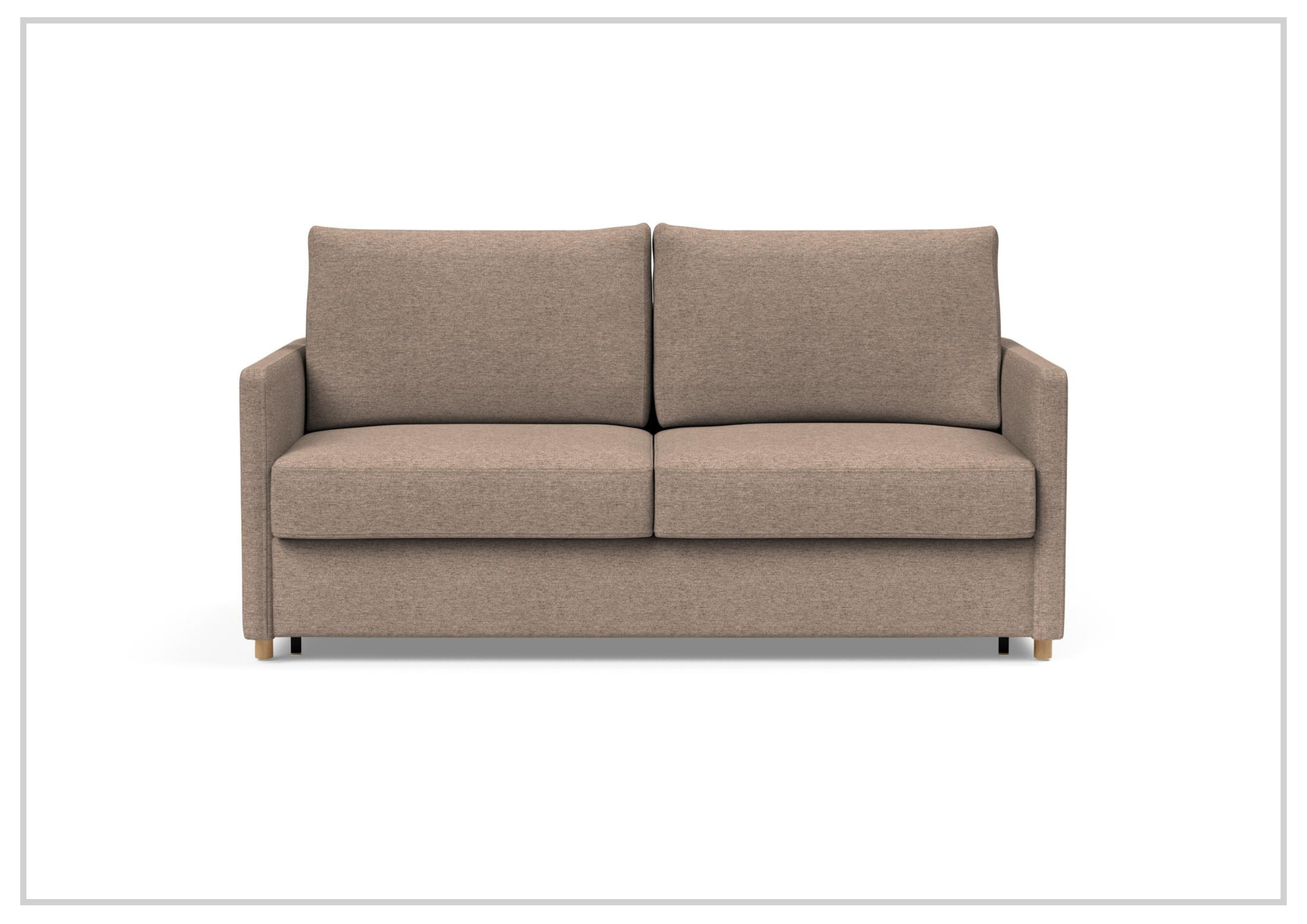 Innovation Living Neah Fabric 2-Seater Queen Size Sleeper Sofa Bed - Convertible Sofa for Small Spaces, Guest Room & Apartment Living
