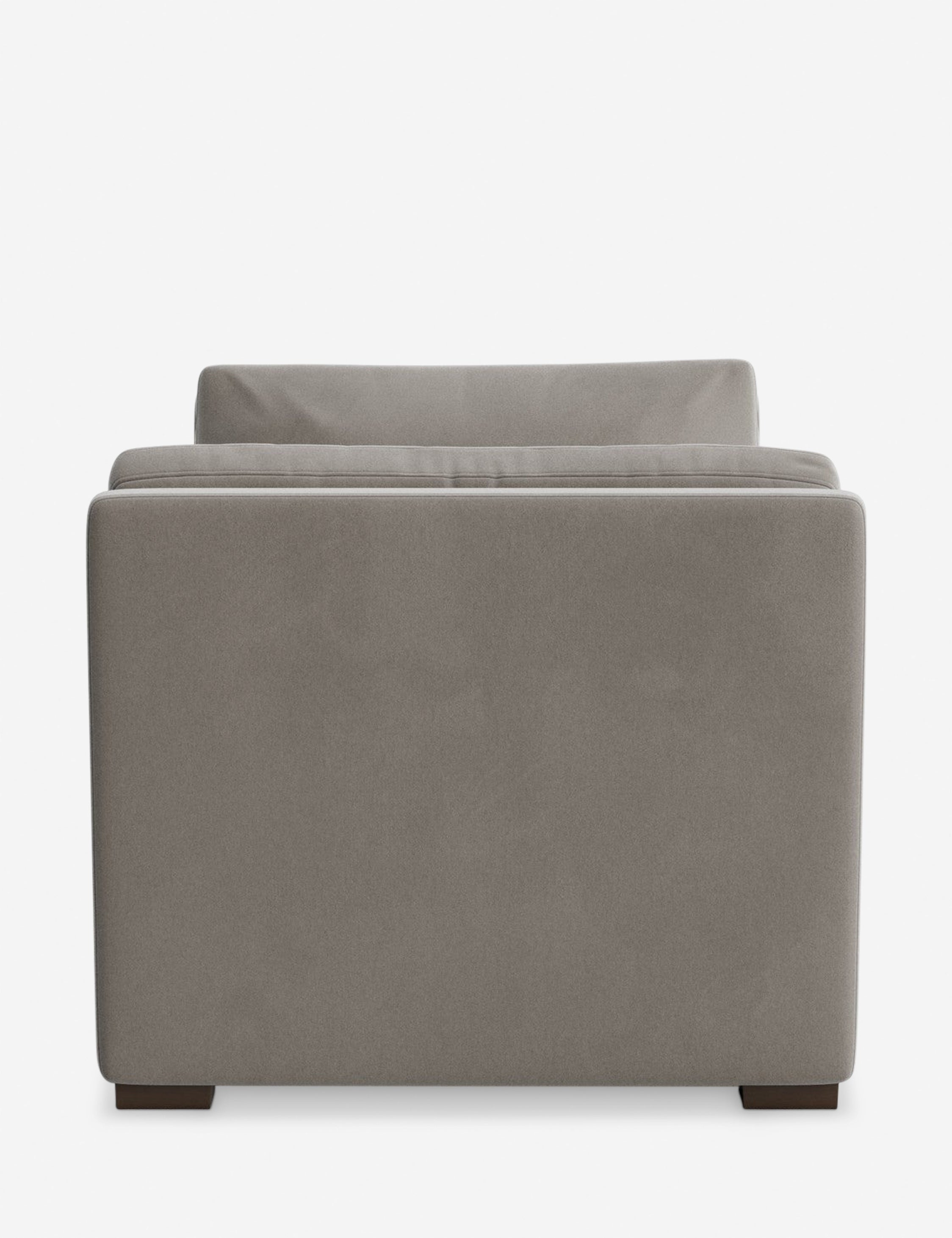 Elvie Chaise - Modern Lounge Chair for Living Room, Bedroom & Office - Comfortable Upholstered Accent Chair with Wooden Legs - Perfect for Relaxing, Reading & Decorating Your Home