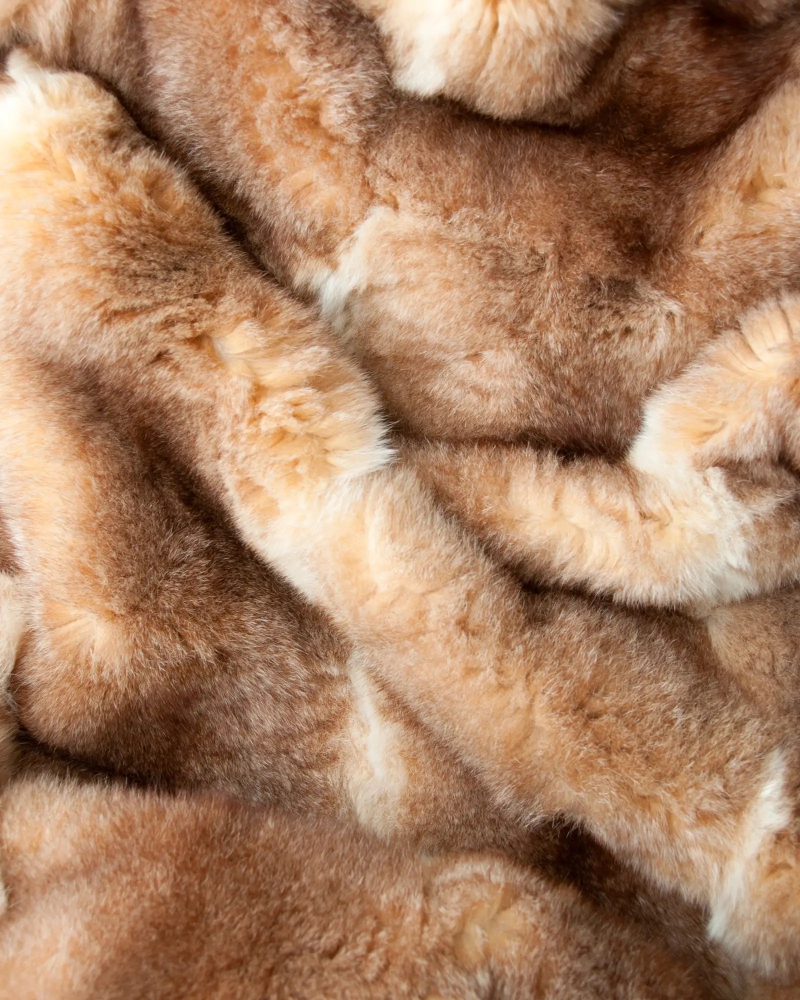 Luxury Honey Possum Fur Throw Blanket - Soft & Warm Natural Fur for Cozy Home Decor - Perfect for Sofa, Bed & Winter Nights