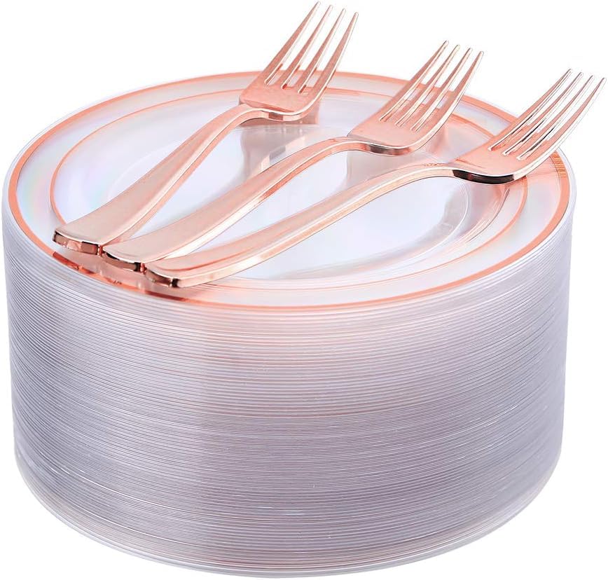 Clear Rose Gold
