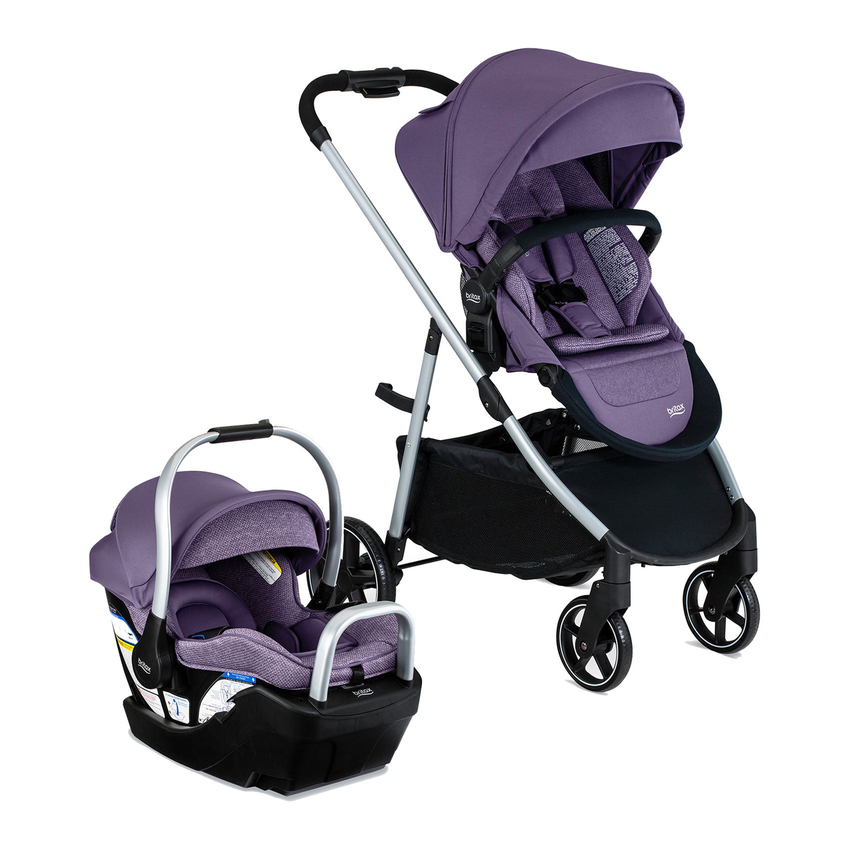 Britax Willow Grove SC Travel System - Lightweight Stroller & Infant Car Seat Combo for Safe & Convenient Travel | Perfect for Newborns, Toddlers, and On-the-Go Parents