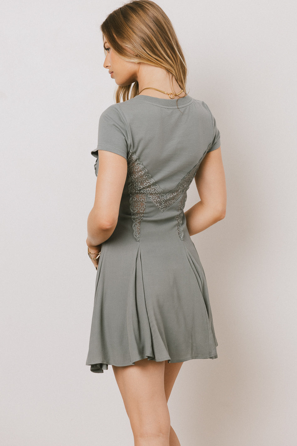 Erin Cap Sleeve Mini Dress in Sage Green - Flowy Summer Dress for Women, Perfect for Beach Vacations, Date Nights & Outdoor Parties