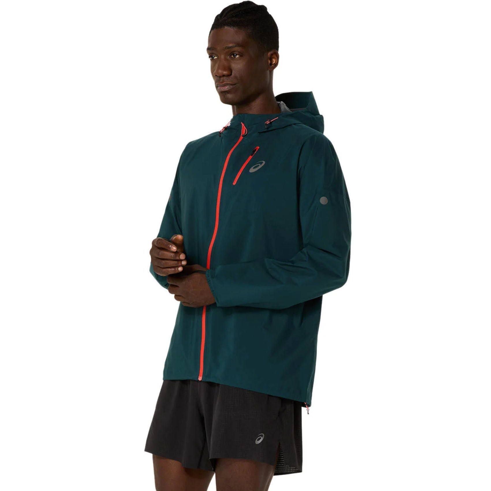 ASICS Fujitrail Elite Waterproof Running Jacket for Men - Lightweight Breathable Trail Running Shell for Hiking & Outdoor Adventures