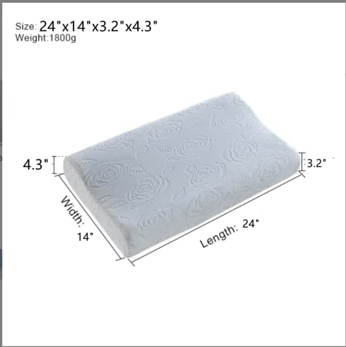 Premium 100% Talalay Latex Pillow - Ultra Soft Standard Size Bed Pillow for Side, Back & Stomach Sleepers - Breathable & Hypoallergenic for Neck & Shoulder Pain Relief - High Elasticity Support - Perfect for Home, Travel & Office Use