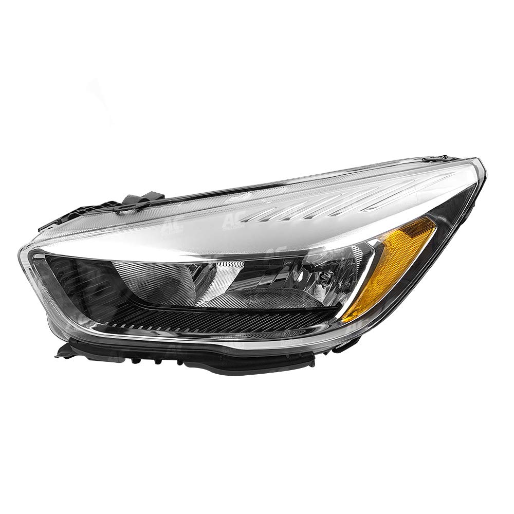 2017-2018 Ford Escape Driver Side Headlight Assembly - Halogen Left (LH) Replacement Part - Perfect for Night Driving & Off-Road Adventures