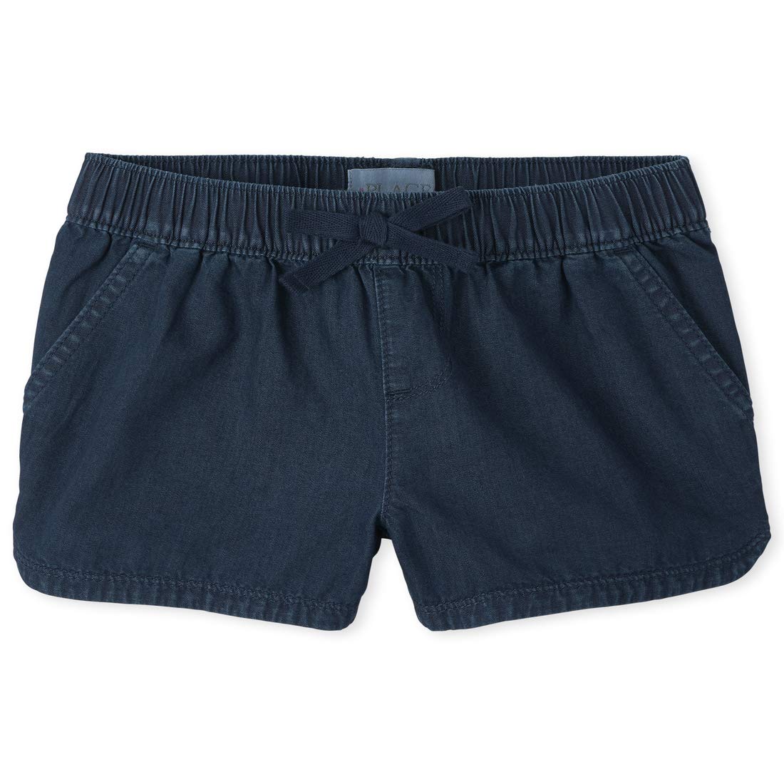 Girls' Slim Denim Pull-On Shorts - Play & School Comfort