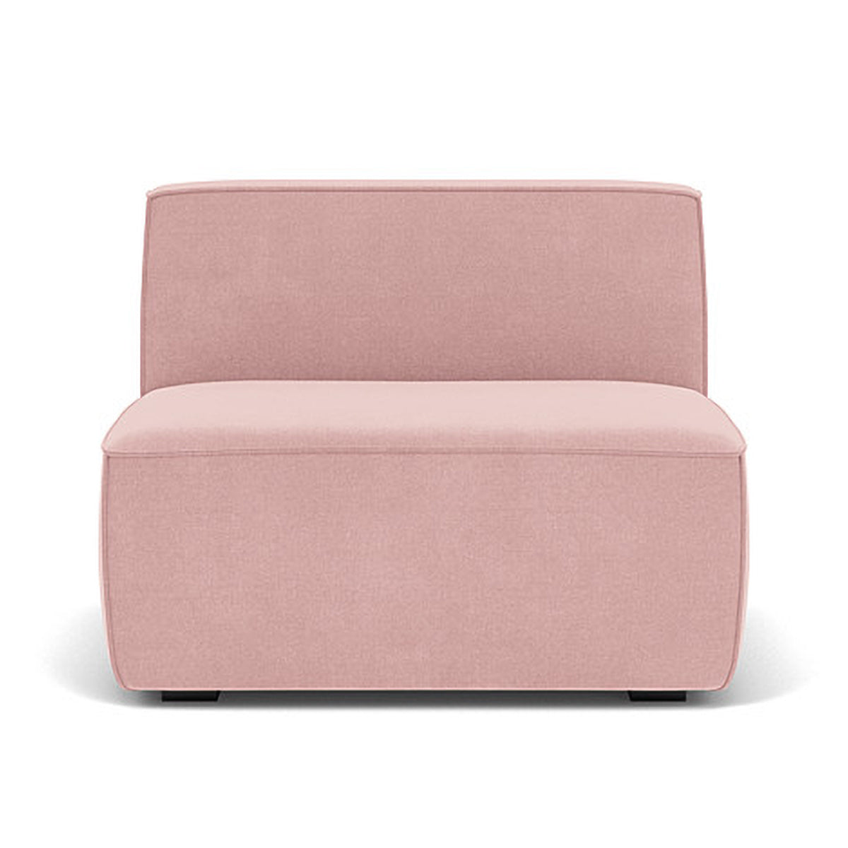 Modern Dane Fabric 1-Seater Modular Armless Sofa - Perfect for Small Spaces, Apartments & Contemporary Living Rooms