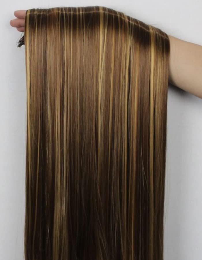 NAVMAV Clip-in Human Hair Extensions & Wigs for Women - 18