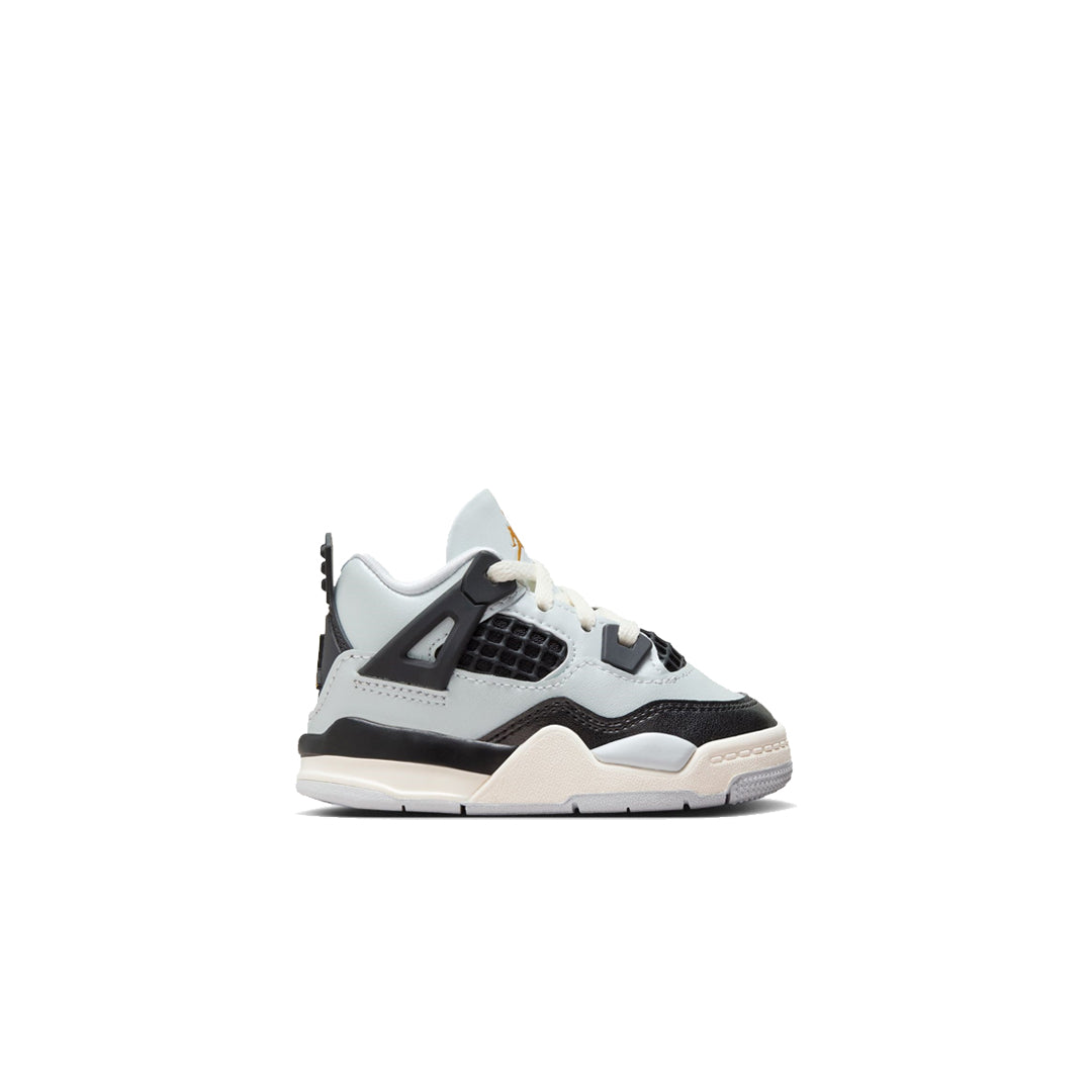 Jordan 4 Retro (TD) Platinum Gold - Men's Basketball Sneakers for Streetwear & Casual Style | Perfect for Sports, Fashion & Everyday Wear