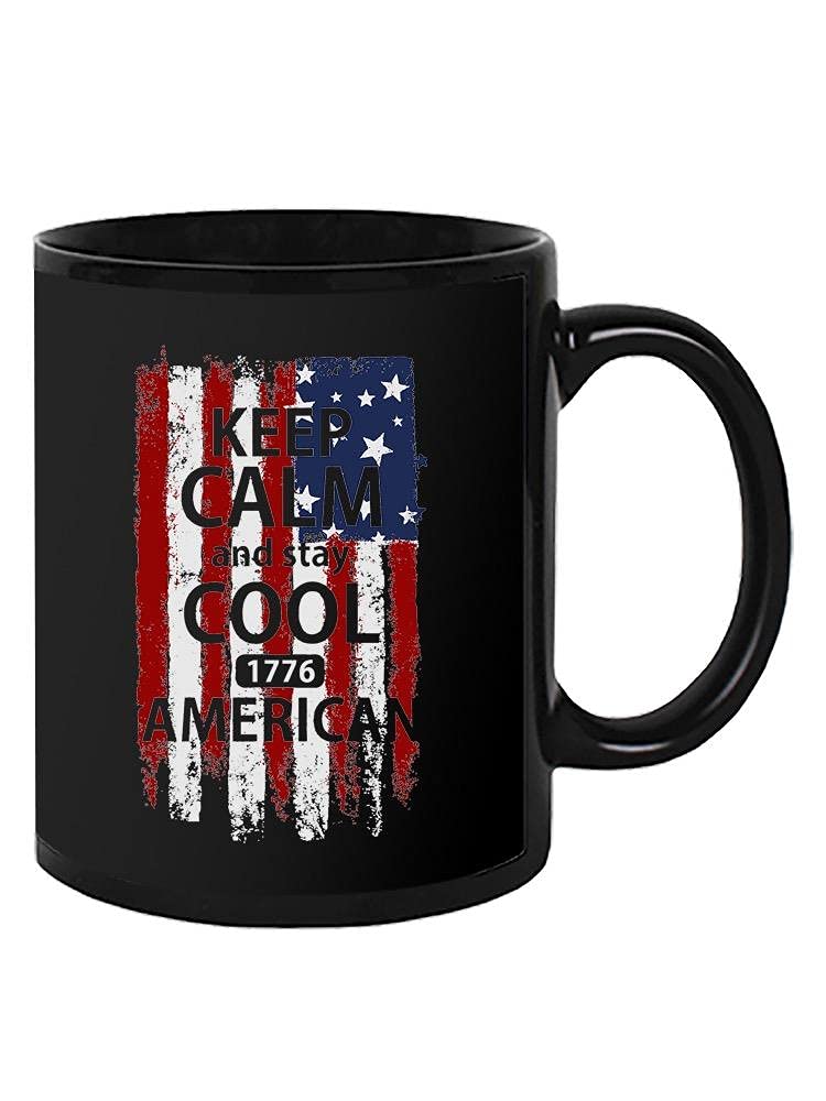 Smartprints Stay Cool America Insulated Coffee Mug - Unisex Travel Mug for Hot & Cold Drinks - Perfect for Office, Commute, and Outdoor Adventures