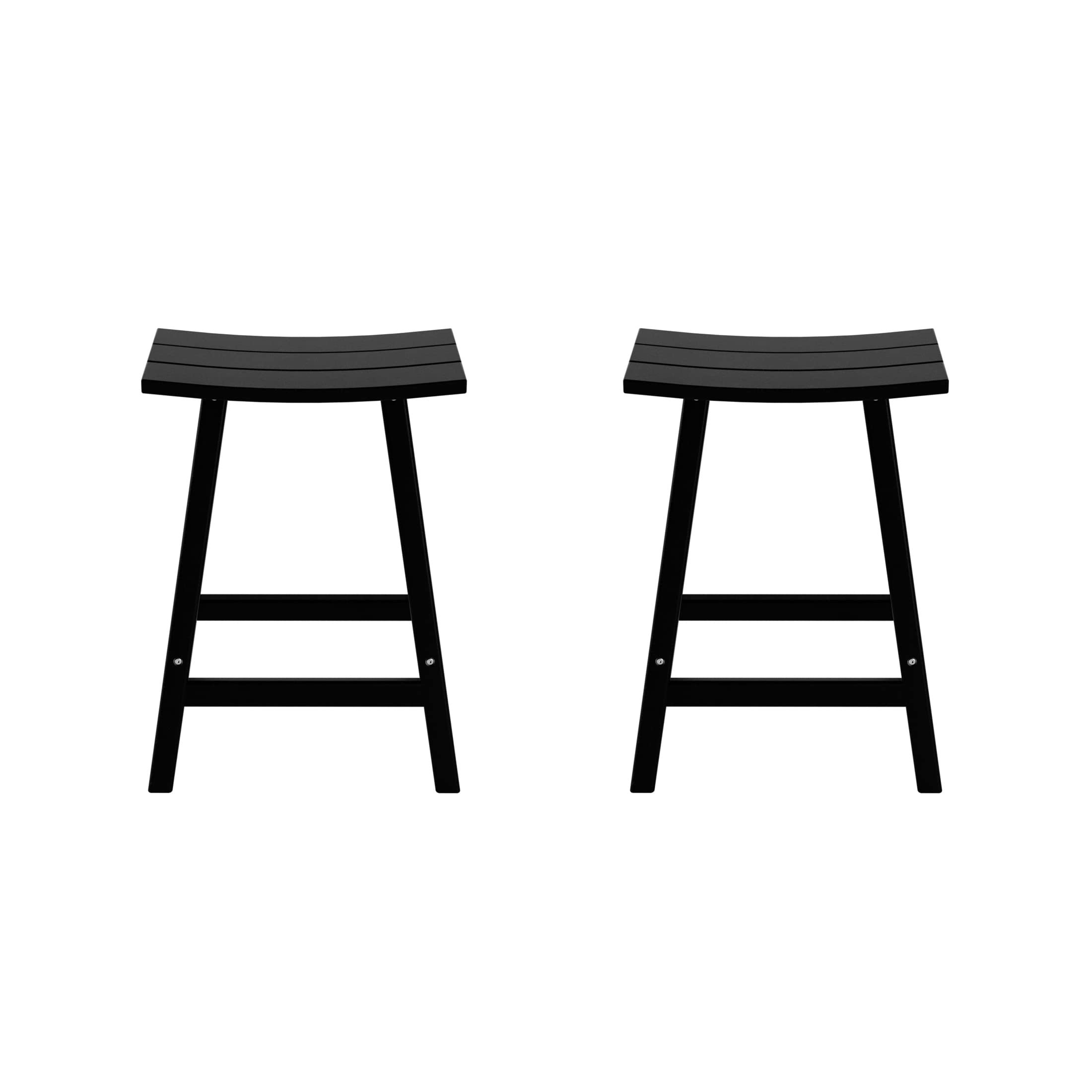 2-Piece WO Home Furniture Outdoor Patio Counter Stools Set - 24